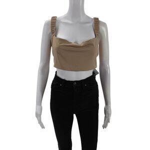 Nomads Womens Current Bikini Top II - Taupe Size 4XL